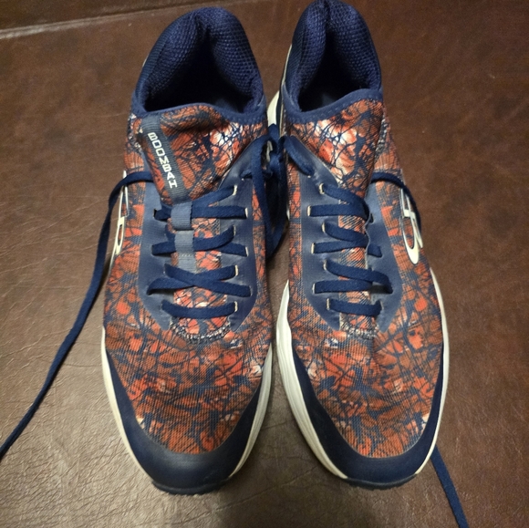 Boombah Men's Dynamic Blue and Red Athletic Shoes - Picture 1 of 6
